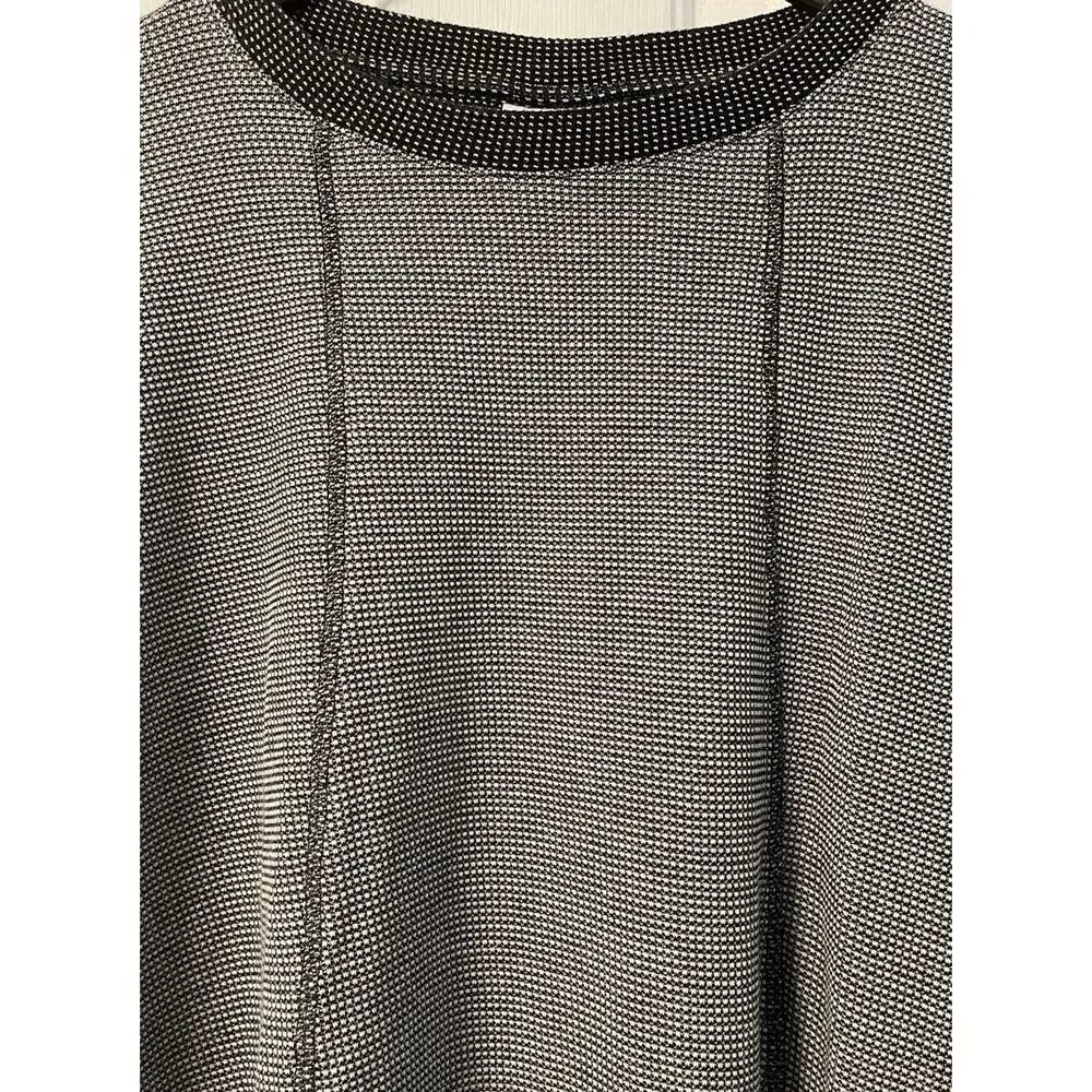 J.Jill Lightweight Sweater Pullover Women Size L Black & White Long Sleeve - Picture 4 of 11
